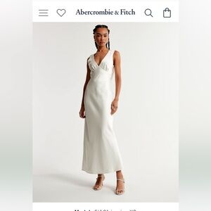 NWT Plunge Cowl Back Maxi Dress